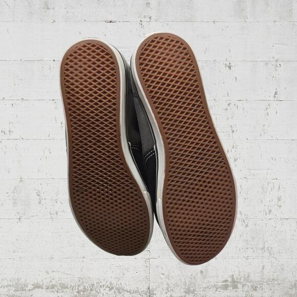 Vans Gray Black Color Block Canvas Low Top Lace Lifestyle Skater Sneakers Size 7 - Picture 7 of 12